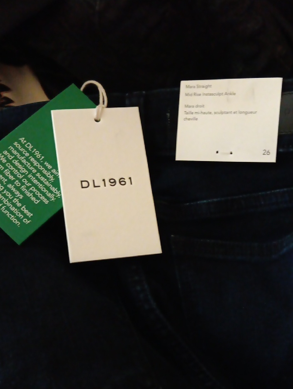 DL1961 Mara Instasculpt Straight Leg Ankle Jeans in Flatiron - Picture 5 of 7